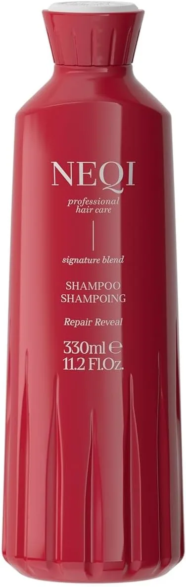 Neqi ▫️ Champô Sem Sulfatos, Reparador e Hidratante para Cabelo Danificado, Vegano