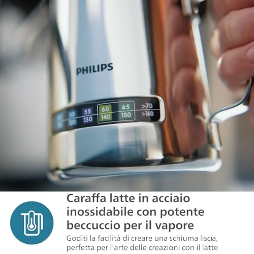 PHILIPS ▫️ Máquina de café expresso semiautomática Barista Brew, 250 g, aço inoxidável 5