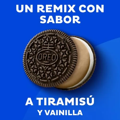 Oreo ▫️ Remix com sabor a baunilha e tiramisu – bolachas recheadas, 157 g 4