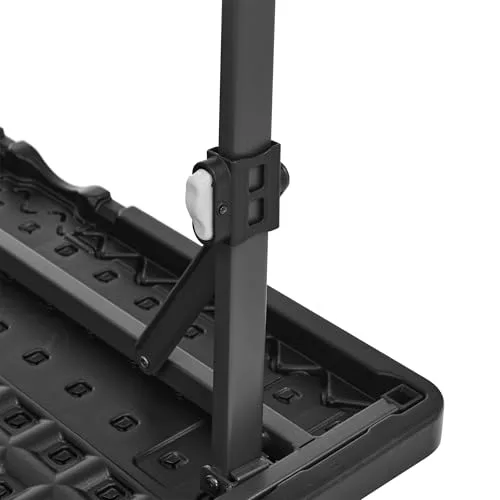 Amazon Basics ▫️ Mesa de jantar quadrada dobrável com alça de transporte, para interior e exterior, portátil, leve, ideal para viagens, piqueniques e acampamentos, preta, 86,1 x 86,1 x 74 cm 4