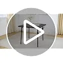 Amazon Basics ▫️ Mesa de jantar quadrada dobrável com alça de transporte, para interior e exterior, portátil, leve, ideal para viagens, piqueniques e acampamentos, preta, 86,1 x 86,1 x 74 cm 7