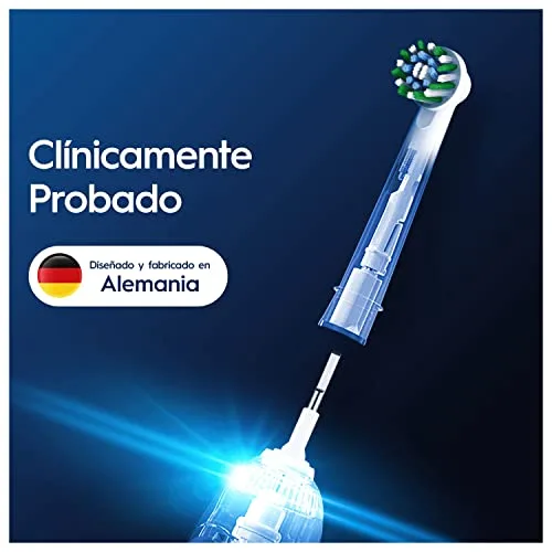 Oral-B ▫️ CrossAction Cabeças de escova de substituição originais, brancas, embalagem de 6 6