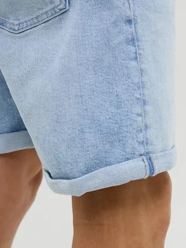 JACK & JONES ▫️ Calções de ganga de corte regular 4