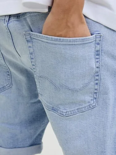 JACK & JONES ▫️ Calções de ganga de corte regular 5