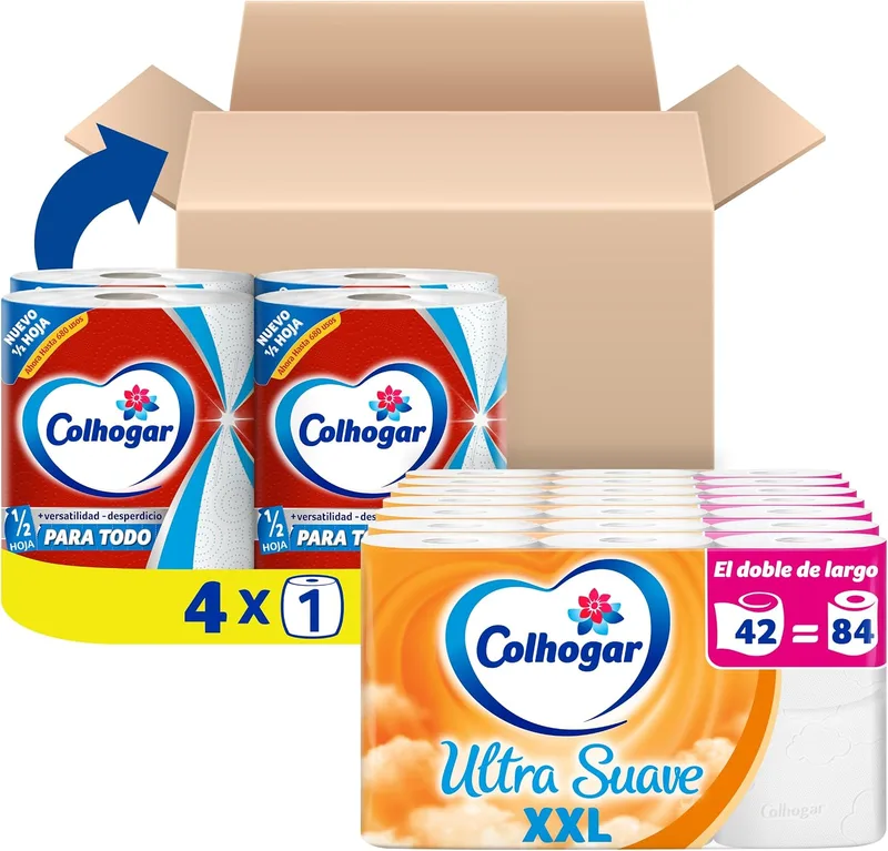 Colhogar ▫️ Paratodo Jumbo x4 + Ultra Suave x42 = 84