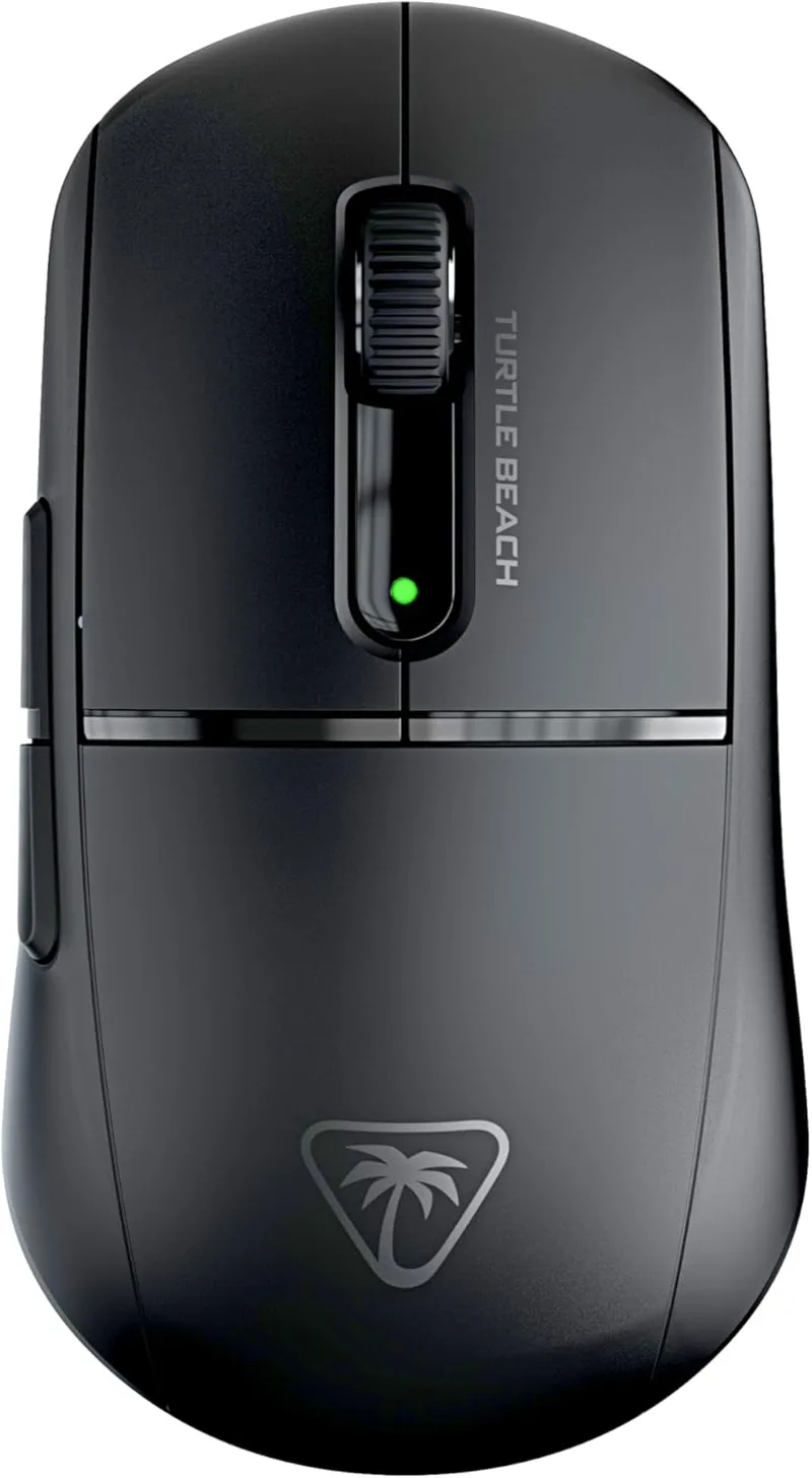Turtle Beach ▫️ Burst II Air – Rato para jogos sem fios de 2,4 GHz, ultraleve com 47 g, interruptores óticos, simétrico, sensor ótico de 26 000 PPP, Bluetooth, 120 horas de autonomia – Preto