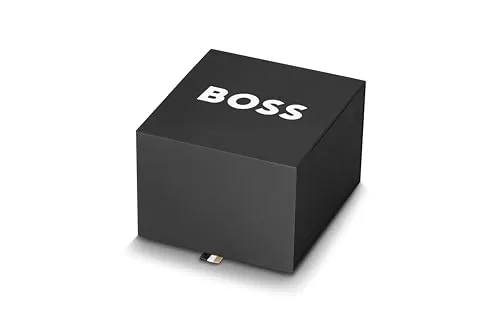 BOSS ▫️ Relógio analógico de quartzo para homem da marca da coleção Principle, com bracelete em pele ou aço inoxidável, disponível em preto, castanho, azul, verde ou cinzento 5