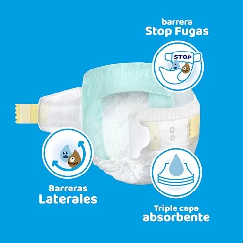 DODOT ▫️ Fraldas para Bebés «Seco» Tamanho 7 (15+ kg), 120 fraldas, Noite sem fugas 3