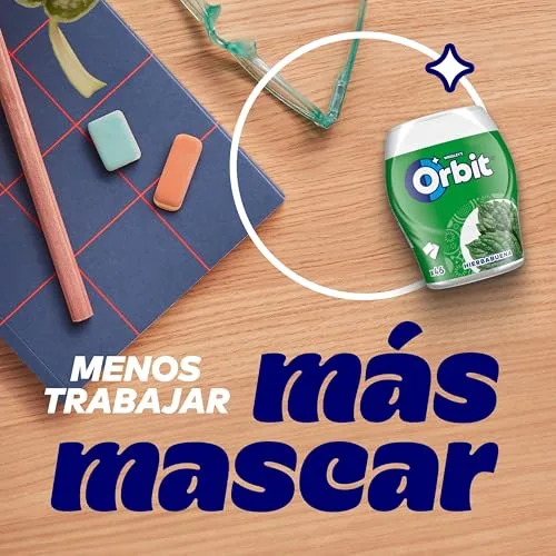 Orbit ▫️ Pastilhas de mascar com sabor a hortelã e frescura intensa – 6 embalagens de 46 unidades 4