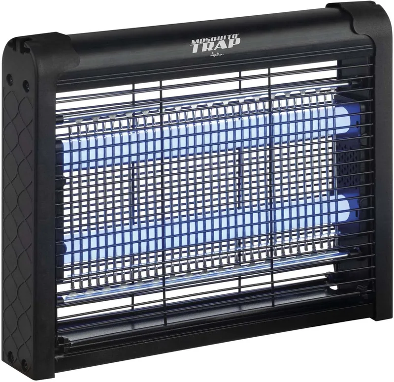 Jata ▫️ MOST3544 - Matador de insetos elétrico UV com descarga, para interiores até 40 m², 2 lâmpadas ultravioleta, tabuleiro removível, baixo consumo, para pendurar ou colocar sobre uma mesa