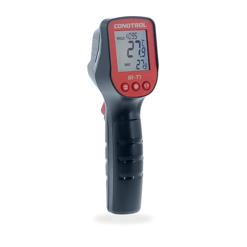 CONDTROL ▫️ Termómetro de infravermelhos IR-T1 - Temperatura sem contacto - Medição de -50°C a +600°C - Ponteiro laser preciso - Resultado instantâneo - Garantia de 2+1 anos