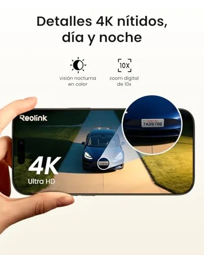 Reolink ▫️ Kit de Câmara de Vigilância Wi-Fi para Exterior com Energia Solar 4K, 360°, com Rastreamento Automático 2