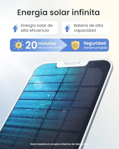 Reolink ▫️ Kit de Câmara de Vigilância Wi-Fi para Exterior com Energia Solar 4K, 360°, com Rastreamento Automático 5