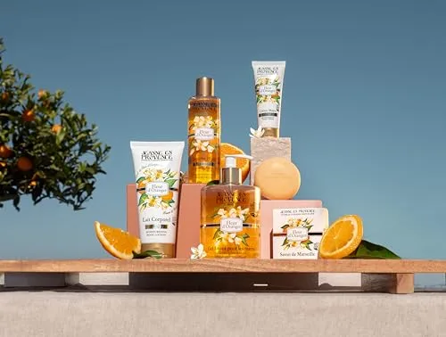 Jeanne En Provence ▫️ Loção corporal hidratante e perfumada – Fragrância de flor de laranjeira – 95% de ingredientes naturais – Pele seca – Fabricado em Grasse – 200 ml 3