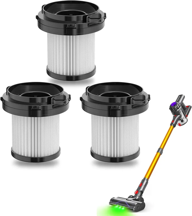 VACTechPro ▫️ F02 Aspirador com filtros HEPA – Conjunto de 3