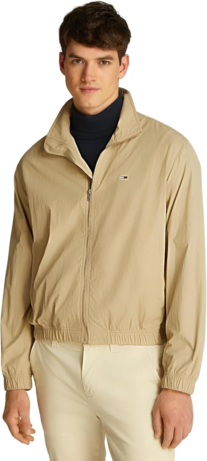 Tommy Jeans ▫️ Casaco corta-vento Essential para homem com gola alta