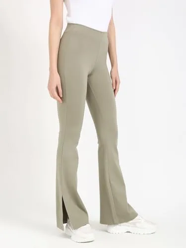 Calvin Klein ▫️ Calvín Klein - Leggings para mulher Milano, elásticas, com perna larga 4