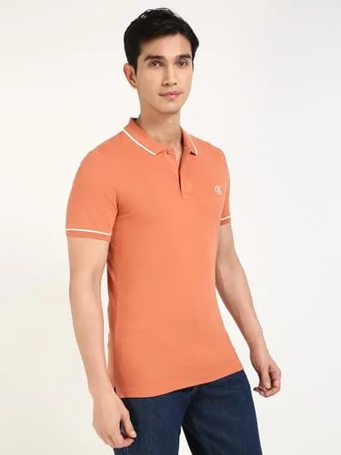 Calvin Klein ▫️ Polo de manga curta Jeans para homem 4