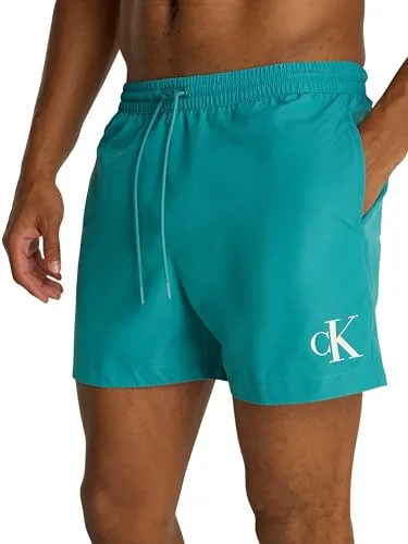 Calvin Klein ▫️ Fato de banho para homem, tamanho médio, com cordão e perna média 3