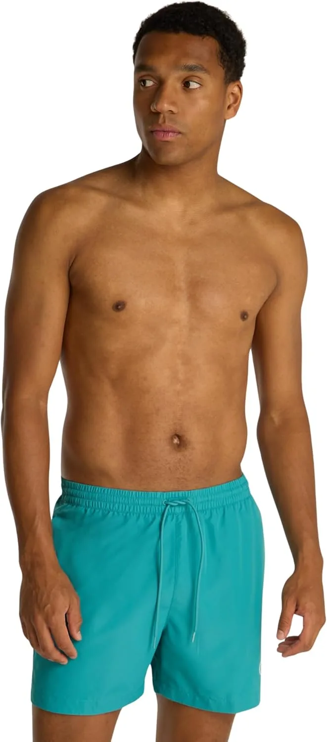 Calvin Klein ▫️ Fato de banho para homem, tamanho médio, com cordão e perna média