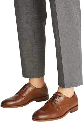 Tommy Hilfiger ▫️ Sapatos Derby para homem, em pele Thunit, com biqueira redonda 3