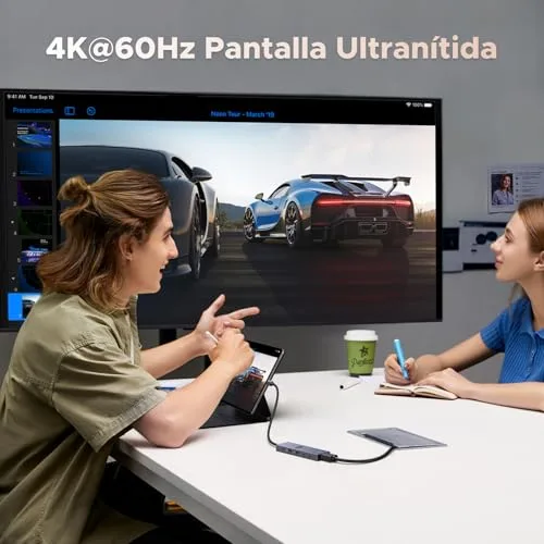 UGREEN ▫️ Revodok Pro 106 Hub USB-C 3.2 Gen 2 10 Gbps Multiportas 3
