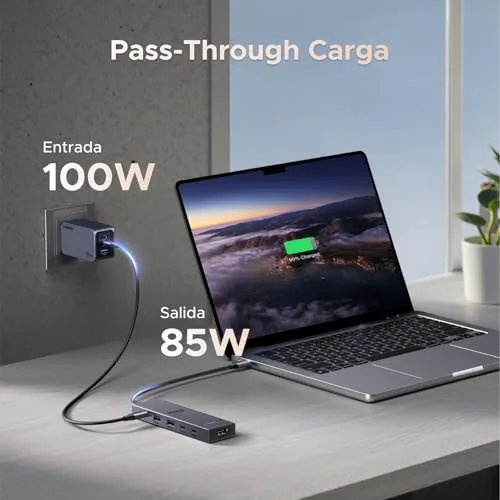 UGREEN ▫️ Revodok Pro 106 Hub USB-C 3.2 Gen 2 10 Gbps Multiportas 5