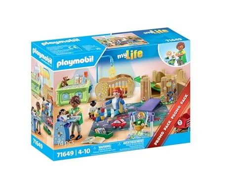 PLAYMOBIL ▫️ MyLife Promo Pack 71649 Conjunto para a Primeira Infância, incluindo cinco figuras, uma torre de jogos, um escorrega e muitos acessórios adoráveis; brinquedos para meninos e meninas a partir dos 4 anos 2