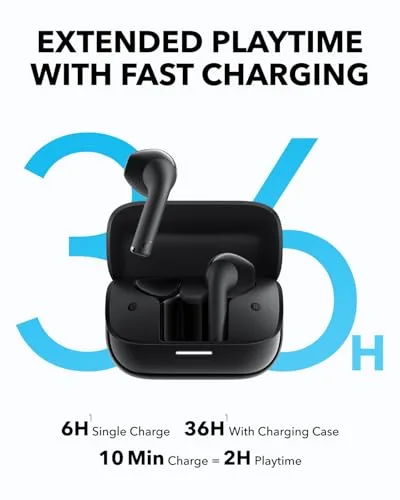 Anker soundcore ▫️ Soundcore K20i da Anker – Auscultadores Bluetooth semi-in-ear, 36 h 5