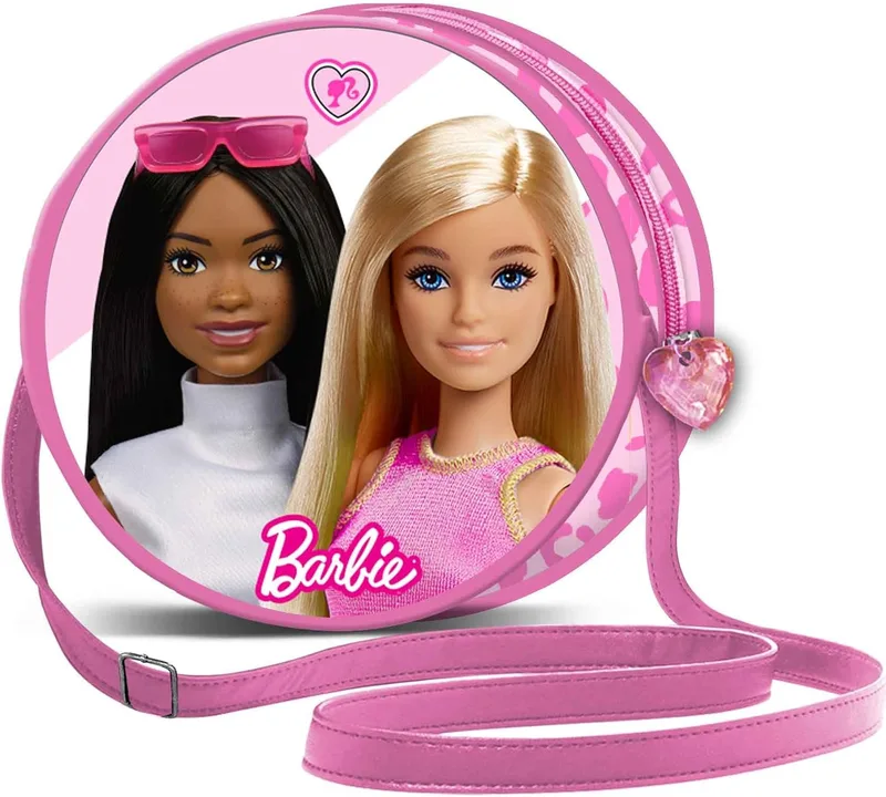 KARACTERMANIA ▫️ Barbie Fashion - Mala Redonda, Rosa, 6 x 18,5 cm