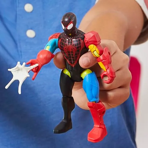 Marvel ▫️ MixMashers Miles Morales, Figura do Homem-Aranha Mix-and-Match e Acessórios 3