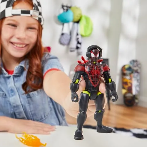 Marvel ▫️ MixMashers Miles Morales, Figura do Homem-Aranha Mix-and-Match e Acessórios 4