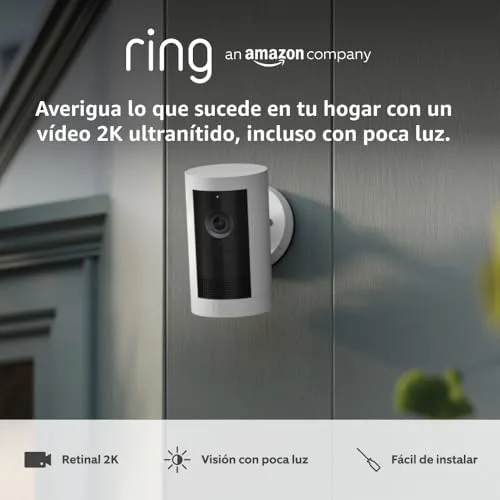 Ring ▫️ Câmara exterior Plus com bateria (Outdoor Camera Plus de última geração) | Vídeo 2K de grande angular | Câmara exterior sem fios | Período de teste gratuito de 30 dias do plano de subscrição 2
