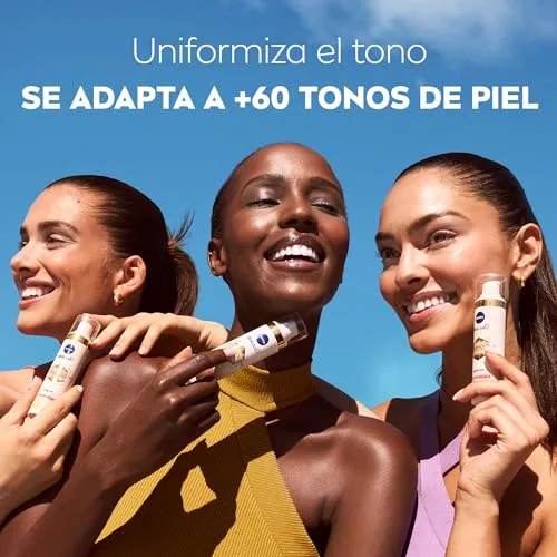 NIVEA ▫️ Cellular Luminous630 - Fluido CC Antimanchas FPS 30 3 em 1 - CC Cream de Tripla Ação - Cobre e Reduz as Manchas - Protetor Solar Facial com Cor - Todos os Tipos de Pele - Tom Escuro - 40 ml 3