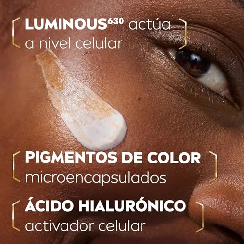 NIVEA ▫️ Cellular Luminous630 - Fluido CC Antimanchas FPS 30 3 em 1 - CC Cream de Tripla Ação - Cobre e Reduz as Manchas - Protetor Solar Facial com Cor - Todos os Tipos de Pele - Tom Escuro - 40 ml 5