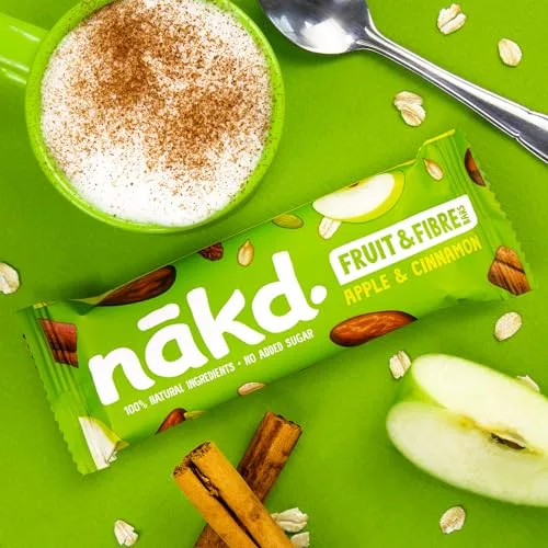 nākd. ▫️ Fruta & Fibra Maçã e Canela | Barras Raw | 16 x 44 g (704 g) 5