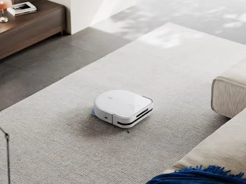 ECOVACS ▫️ DEEBOT X5 Omni – Aspirador robô com estação «tudo em um», 12 800 Pa, ZeroTangle, limpeza de bordas adaptável TruEdge™, limpeza com água quente a 70 ℃ 5