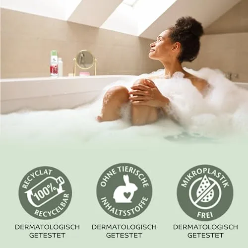 Celexqua ▫️ Frosch Senses - Gel de duche de romã, 300 ml, conjunto de 6 unidades (6 x 300 ml) e tampa para escova de dentes 5