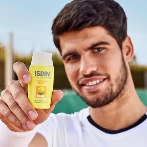 ISDIN ▫️ Fotoproteção Fusion Water MAGIC by Alcaraz Protetor Solar Facial de Textura Ultraligeira e Fase Externa Aquosa com Efeito Refrescante, 50 ml 2
