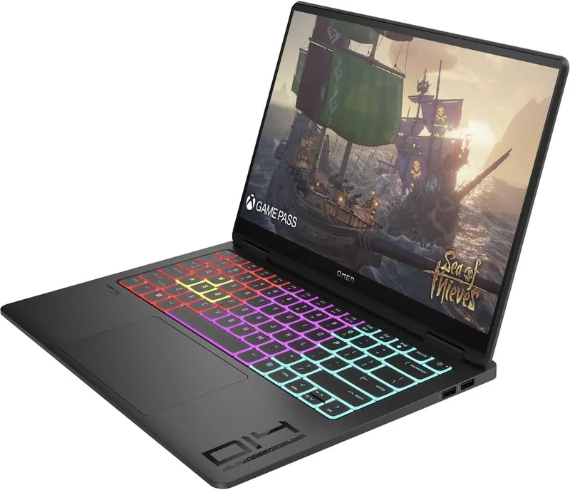 HP ▫️ Computador portátil OMEN Transcend 14-fb0003ns 14" 32 GB RAM 1 TB SSD Nvidia Geforce RTX 4070 Intel Core Ultra 9 185H