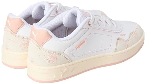 PUMA ▫️ Ténis Court Classy Crafted Flowers para mulher 2