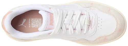 PUMA ▫️ Ténis Court Classy Crafted Flowers para mulher 4