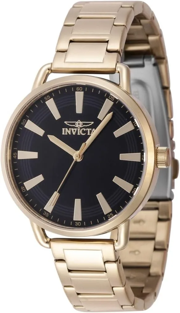 INVICTA ▫️ Relógio de quartzo para mulher Wildflower em aço inoxidável - 38 mm