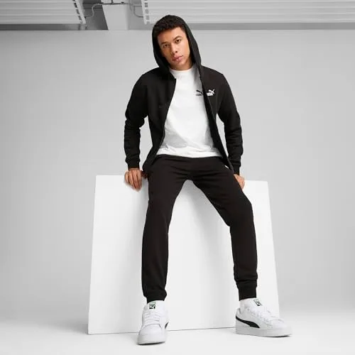 PUMA ▫️ ESS N.º 1 Logo Full-Zip Hoodie FL Casacos Desportivos para Homem 5