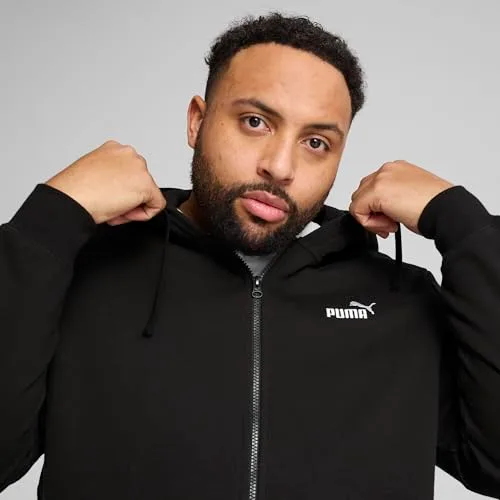 PUMA ▫️ ESS N.º 1 Logo Full-Zip Hoodie FL Casacos Desportivos para Homem 7