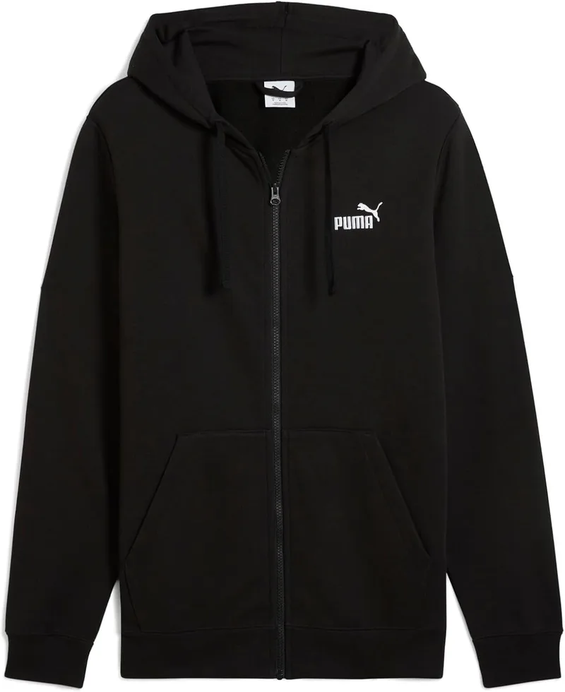 PUMA ▫️ ESS N.º 1 Logo Full-Zip Hoodie FL Casacos Desportivos para Homem