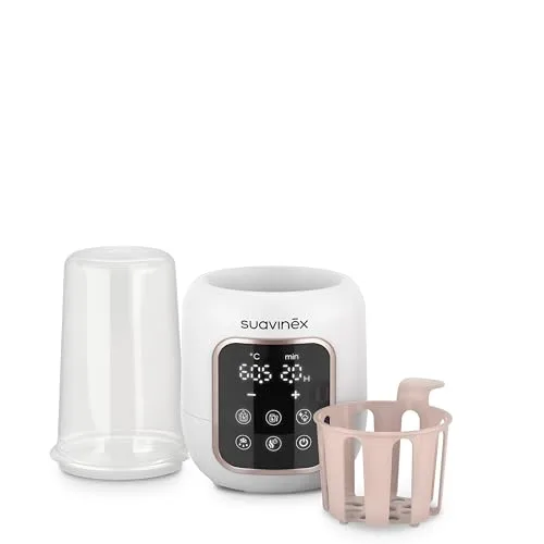 SUAVINEX ▫️ Aquecedor de biberões e esterilizador 2 em 1, esteriliza biberões e chupetas, aquece e descongela biberões, leite materno e papinhas, com modo rápido e desligamento automático, fácil de utilizar 6