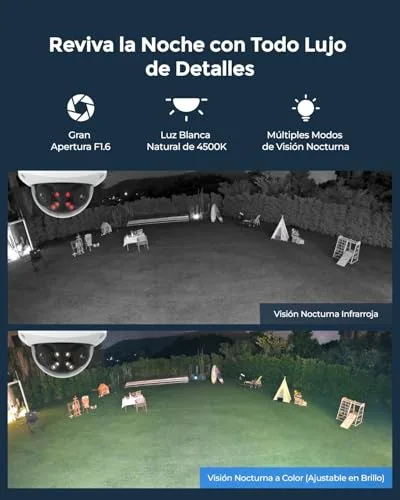 Reolink ▫️ Câmara de segurança exterior com PoE, 16 MP, UHD, visão panorâmica de 180°, Duo 3V PoE 3
