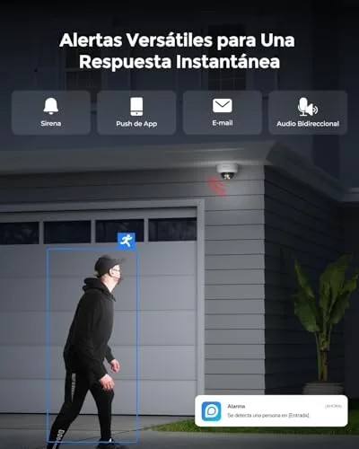 Reolink ▫️ Câmara de segurança exterior com PoE, 16 MP, UHD, visão panorâmica de 180°, Duo 3V PoE 4