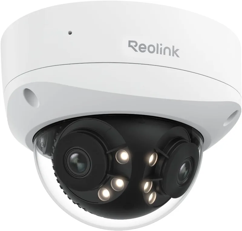 Reolink ▫️ Câmara de segurança exterior com PoE, 16 MP, UHD, visão panorâmica de 180°, Duo 3V PoE